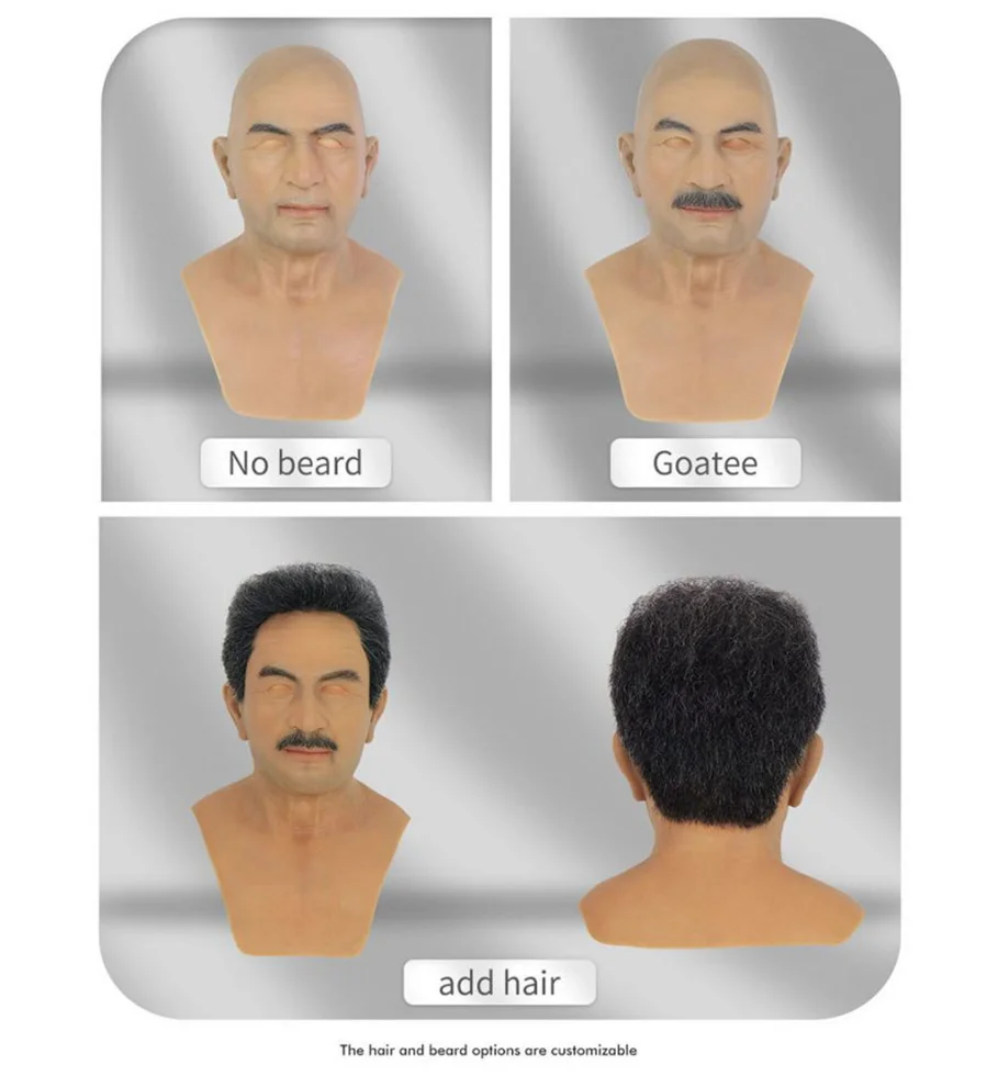 Hyper realistic silicon mask - Jean