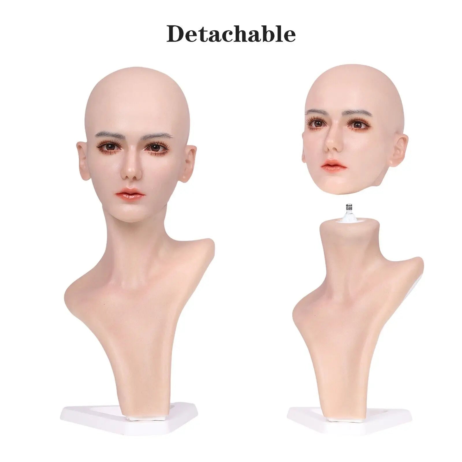 Realistic face mask latex women - Nami