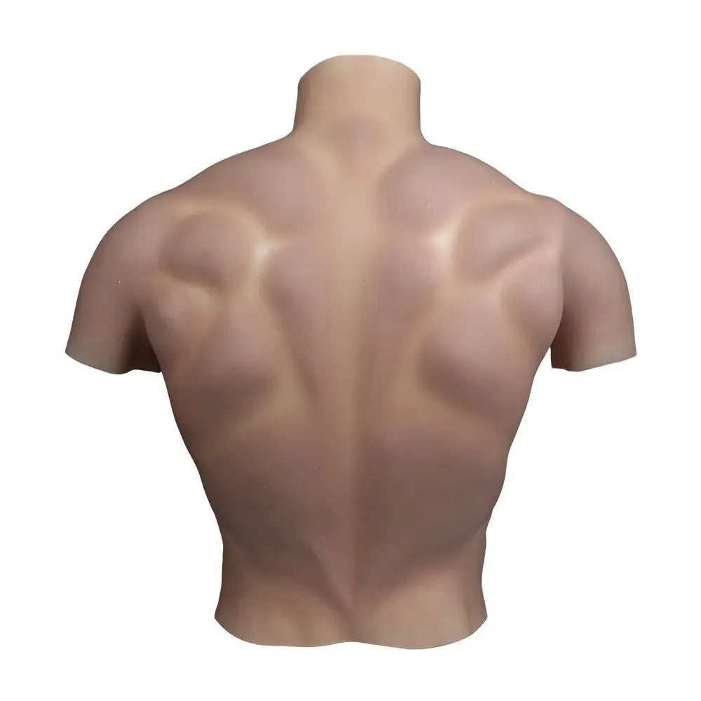 Cosplay Props Macho Silicone Muscle Suits Fake Tummy Manly Chest for Masquerade Ball Drag Queen Halloween Party