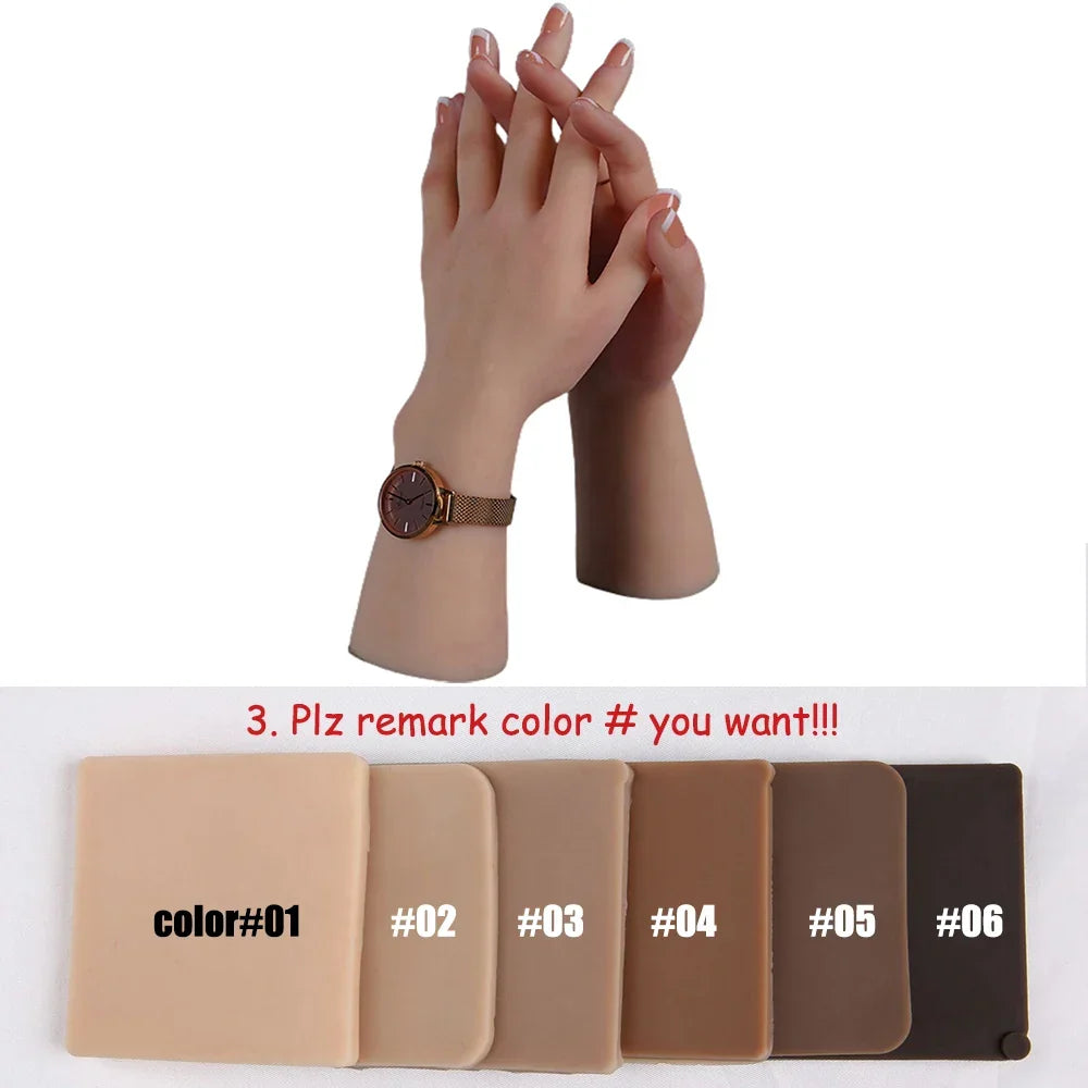 Silicone Lifelike 65cm Long Wearable Female Hands Sleeves Cover Scars Gloves for Crossdresser Cosplayer Drag Queen Actor