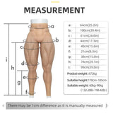 Silicone Muscle Pants Strong Leg Muscles Instantly Muscular Legs for Halloween Party Masquerade Ball Film Shooting