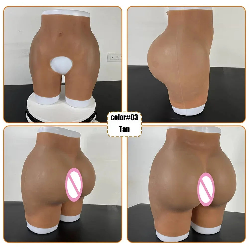 2.8cm Buttocks Lifting Shapewear  Big Bum and Hips Enhancer Pads Pan Butt Thickening Silicone Panties