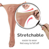 Silicone Realistic Skin Artificial False Leg Cover Men Prosthesis Foot Scar Cover Sleeves Halloween Cosplay