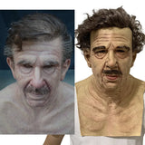 Various Styles Old Man Woman Adult Mask,Halloween Party Latex Mask,Elder Man Headgear for Masquerade Realistic Headgear Cosplay